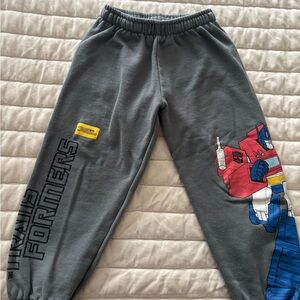 Transformers Zara Gray Sweatpants
